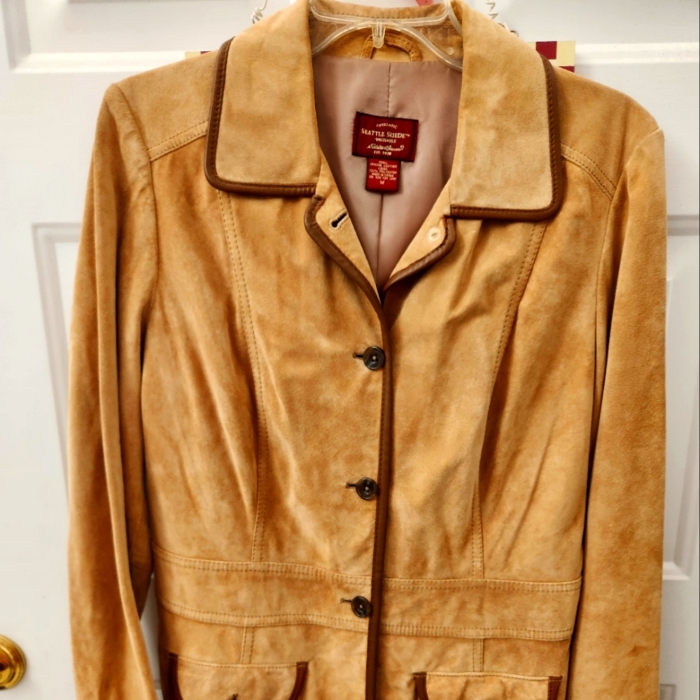 EDDIE BAUER SUEDE BLAZER JACKET
